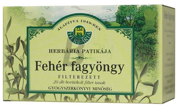 Herbária fehér fagyöngy tea filteres (20 filter) ML037181-13-2