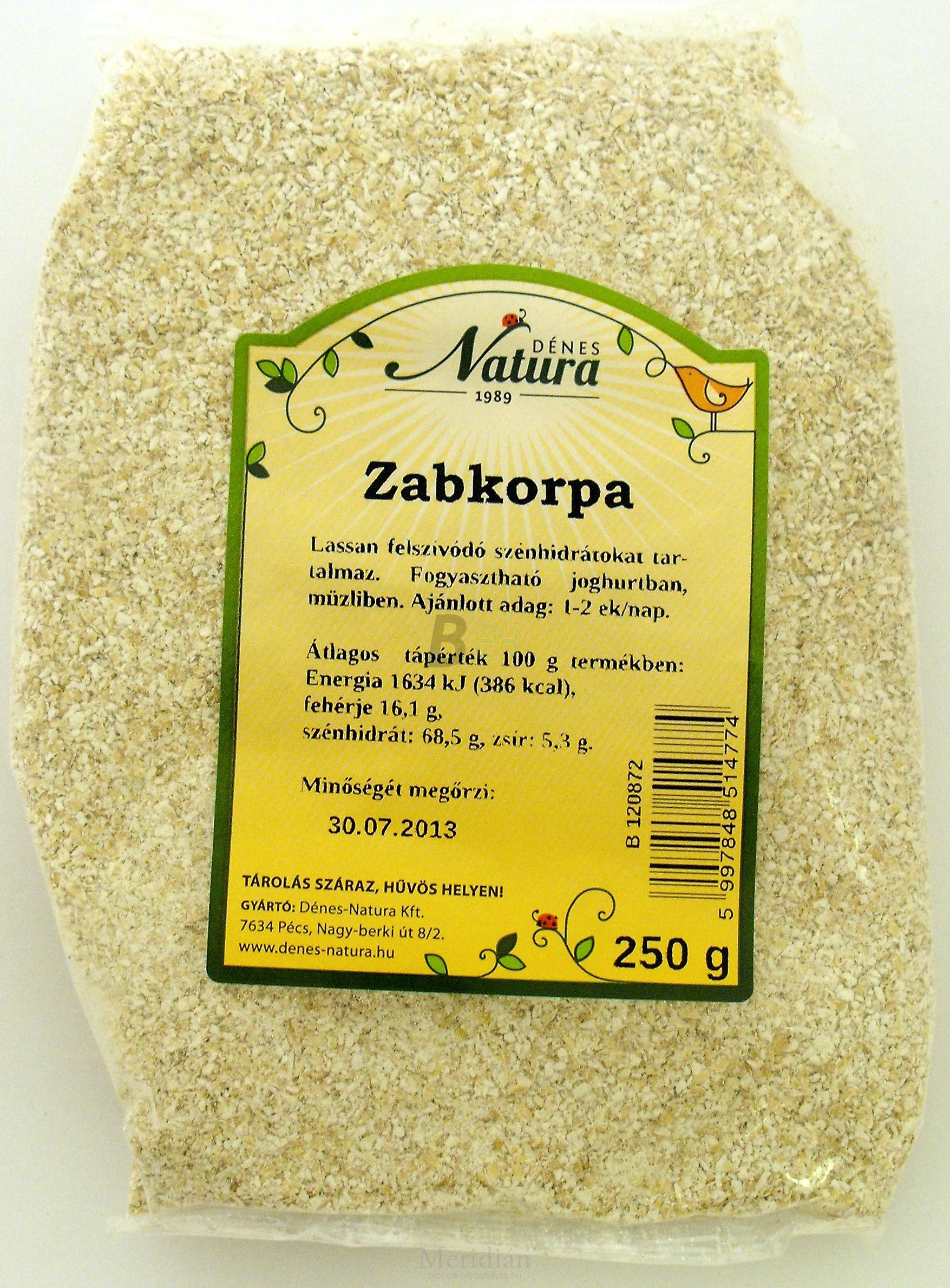 Natura zabkorpa 250 g (250 g) ML038862-37-10