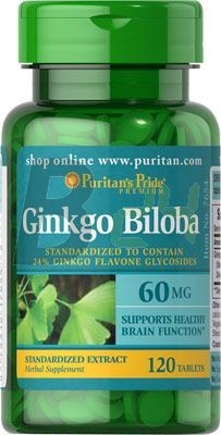 Puritans p. ginkgo biloba tabl. 120 db (120 db) ML045289-34-9