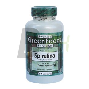 Swanson spirulina 500mg tabletta (180 db) ML048029-34-9