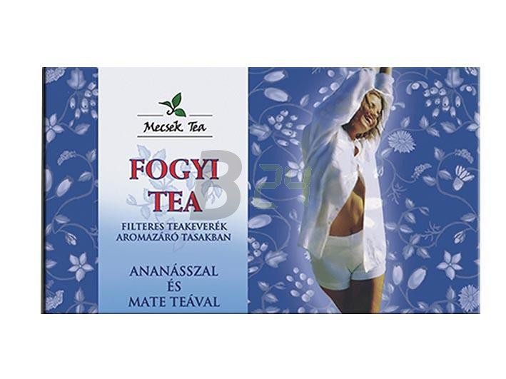 Mecsek fogyi tea ananász+mate tea 100 g (100 g) ML050748-14-1