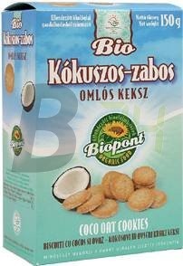 Biopont bio omlós keksz kókuszos-zabos (150 g) ML051610-27-9