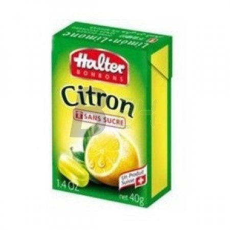 Halter cukormentes cukorka citrom (40 g) ML054036-28-7