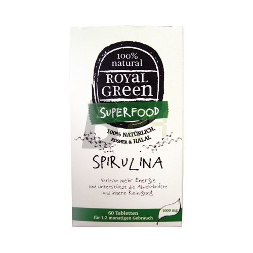 Royal green spirulina tabletta 60 db (60 db) ML063811-15-10