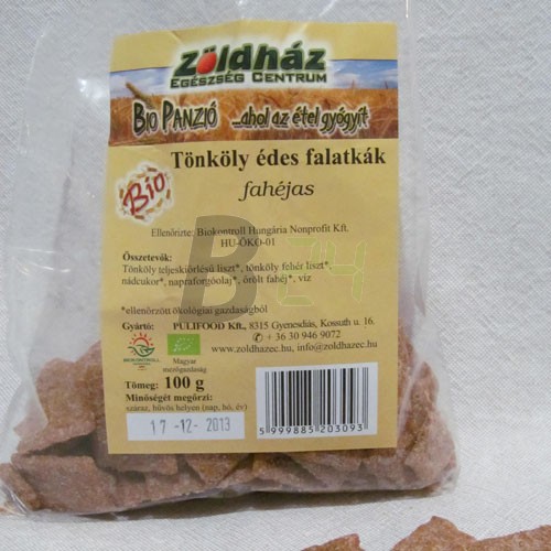 Zöldház bio tönköly édes falatka kókusz (100 g) ML073682-27-11