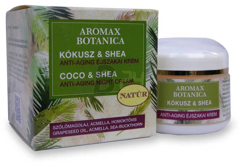 Aromax botanica kókusz-shea éjsz.krém (50 ml) ML075713-23-5