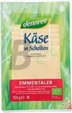 Dennree bio szeletelt ementáli sajt (150 g) ML075742-40-5