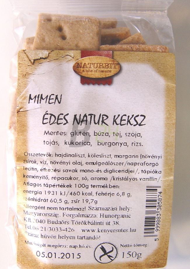 Mimen édes natúr keksz (150 g) ML079123-27-7